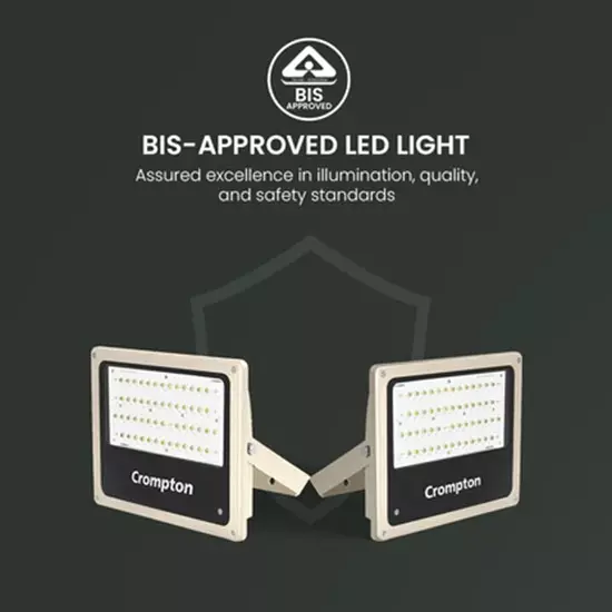 Crompton 200W 10KV Pluto Neo LED Flood Light LFLN-200-CDL/60-M