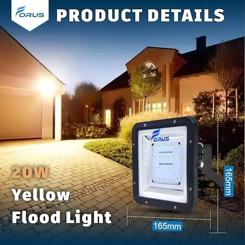 forus-20-w-led-flood-light-ip67-yellow-for-garage-factory-parking-area-feonfl20w-4yw-yellow-1pc