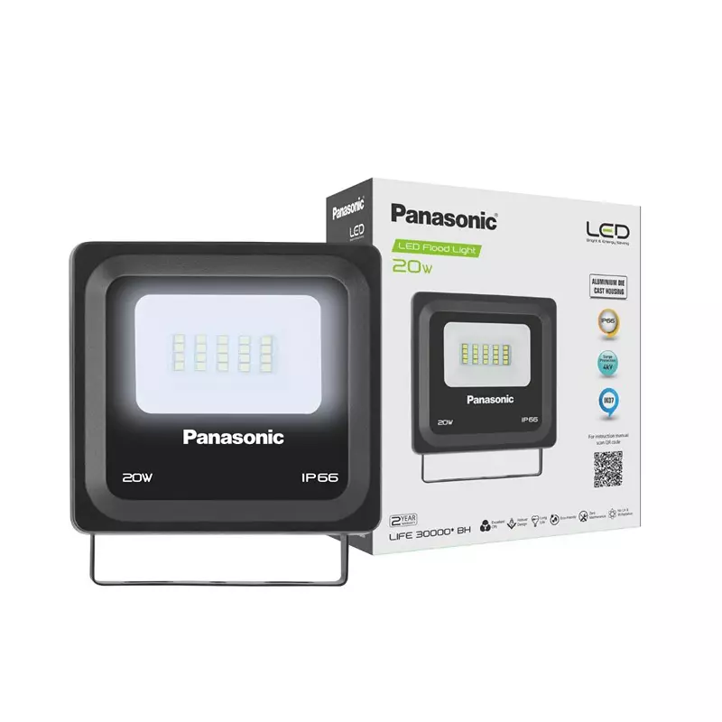 Panasonic LED Flood Light 20 W 6500 K Cool White, PFLM24207