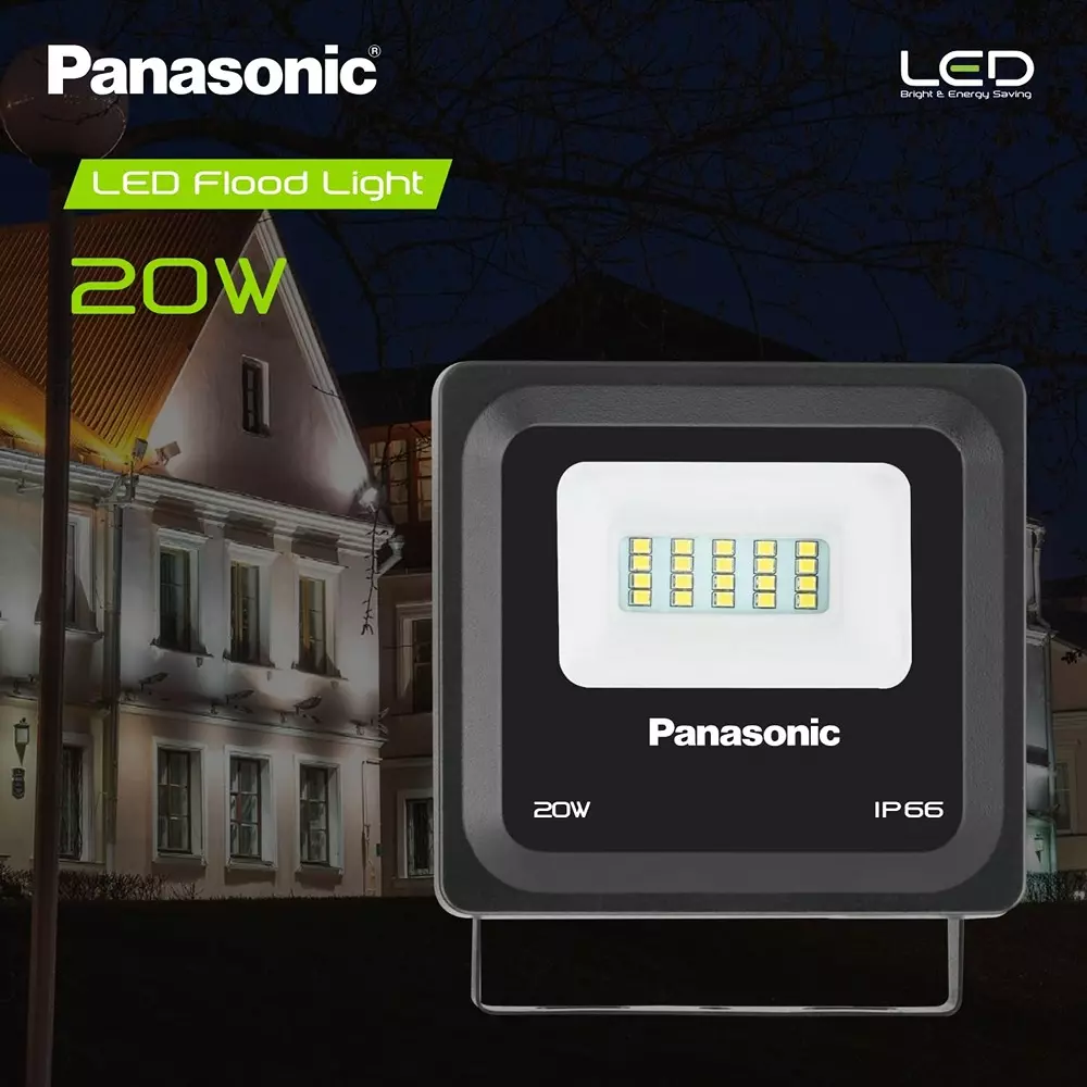 Panasonic LED Flood Light 20 W 6500 K Cool White, PFLM24207
