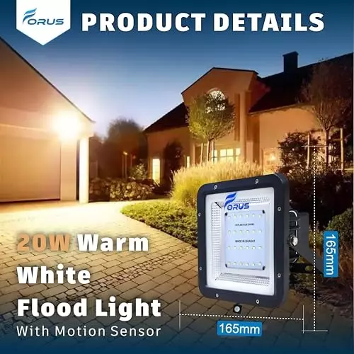 forus-20-w-led-flood-light-with-motion-sensor-ip67-warm-white-for-garage-factory-parking-area-fefl020naww-5yw-1pc-motionsensor