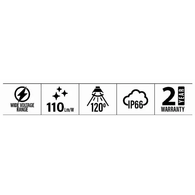 Sturlite TODDO Compact Flood Light 200 W 3000 K Warm White, LG-0187-200W