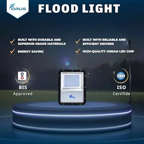 forus-100-w-led-flood-light-with-pir-motion-sensor-ip67-natural-white-for-garage-factory-parking-area-fefl100weconw-5yr-1pc-sensor