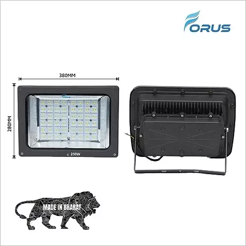 forus-250-w-led-flood-light-lens-model-ip66-cool-white-for-garage-factory-parking-area-fefl250lacw-10yw-1pc