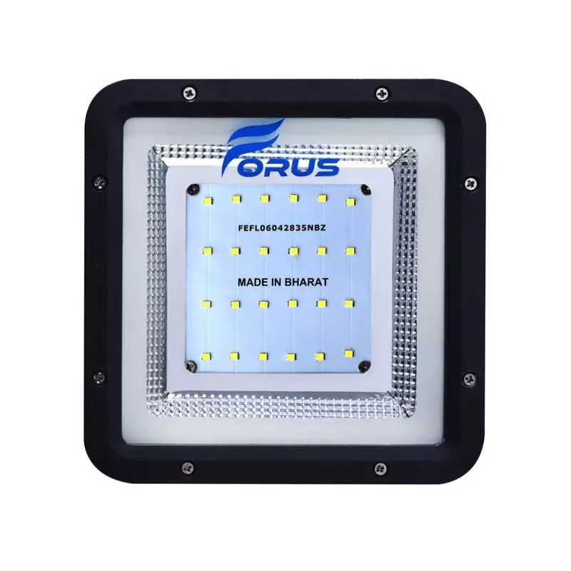 FORUS 20 W Rectangle LED Flood Light with Dusk to Dawn Sensor Auto ON/OFF (Day-Night) IP67 Pink
