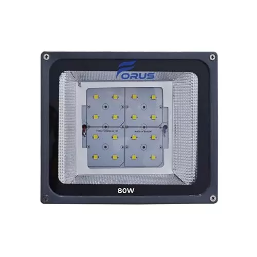 FORUS 80 W LED Flood Light Cool White 5700K Color Temperature