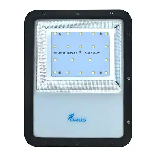 FORUS 100 W LED Flood Light Warm White IP66 4000K Color Temperature, FEFLON100NAWW-10YW-1PC