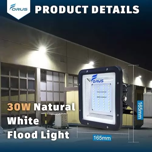 forus-30-w-led-flood-light-with-dusk-to-dawn-sensor-ip67-natural-white-for-garage-factory-parking-area-feonfl30w-4yw-nw-1pc-d2d-inblt