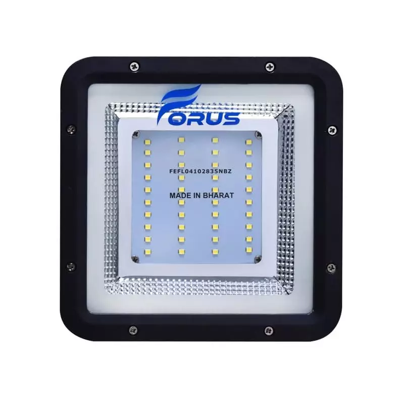 FORUS 30 W LED Flood Light with Dusk to Dawn Sensor Cool White 5700K Color Temperature