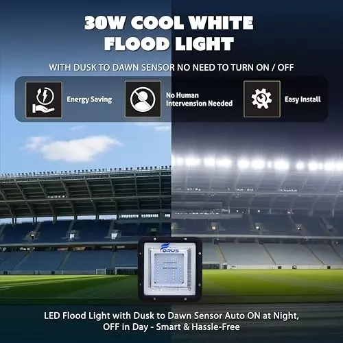 forus-30-w-led-flood-light-with-dusk-to-dawn-sensor-ip67-120-lmw-cool-day-white-feonfl30w-4yw-cw-1pc-d2d-inblt