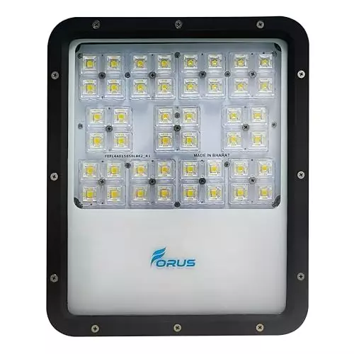 FORUS 250 W LED Flood Light Cool White IP66 5700K Color Temperature, FEFL0250NACW(Lens)-10YW-1PC(N)