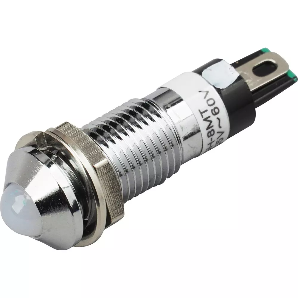 SAKAZUME ELECTRIC Metal Frame LED Indicator DC5 to 60 V Operating Voltage Range, DOH-8MT G