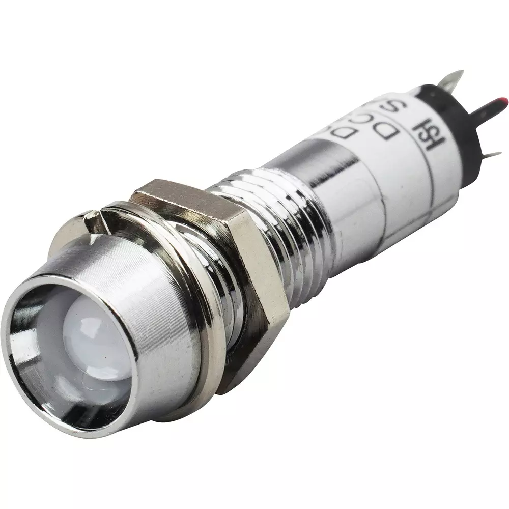 SAKAZUME ELECTRIC Metal Frame LED Indicator DC5 to 60 V Operating Voltage Range, DO-7HJT R