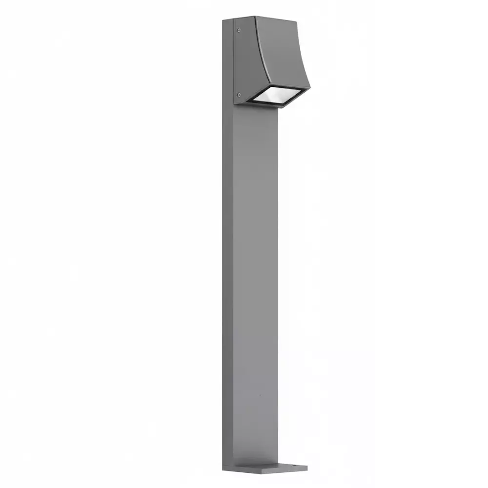 ALT Bollard Outdoor Light Dark Grey Body Color 8 W Warm White Light Color, ALTO573BL