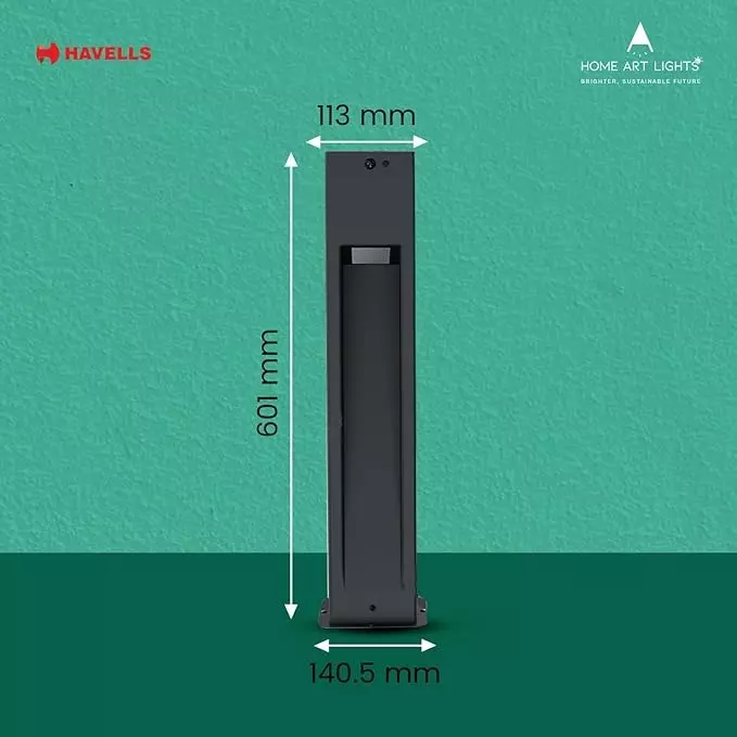 havells-1-w-led-sunbeam-pathfinder-sb-bollard-light-solar-sunlit-glow-series-with-pir-motion-sensor-and-ip54-rating-lheoavp6tz5k001