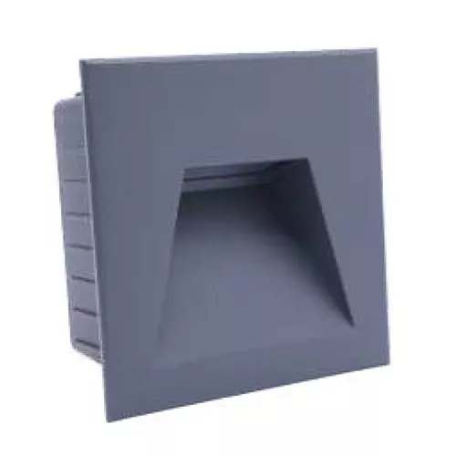 ALT Recessed Outdoor Light Grey Body Color 3 W Warm White Light Color, ALT0770