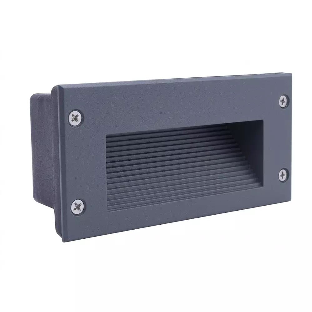 ALT Recessed Outdoor Light Grey Body Color 3 W Warm White Light Color, ALT0774