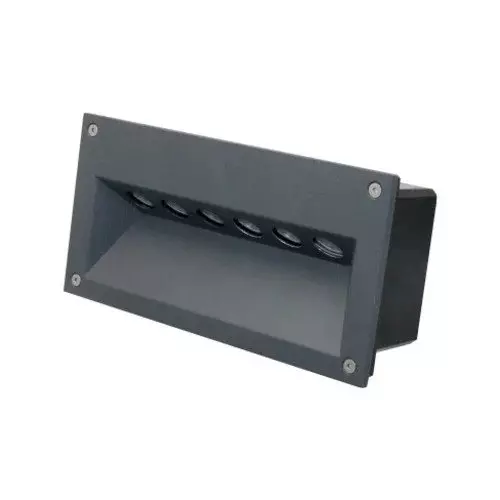 ALT Recessed Outdoor Light Grey Body Color 6 W Warm White Light Color, ALT0550
