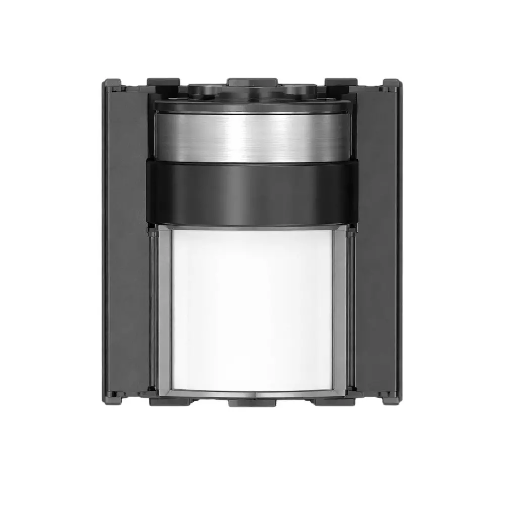 Anchor Roma Urban LED Based Foot Light With PIR Sensor 2 Module Cool Day Light Black for Homes, Offices & Commercial Use, 66707B