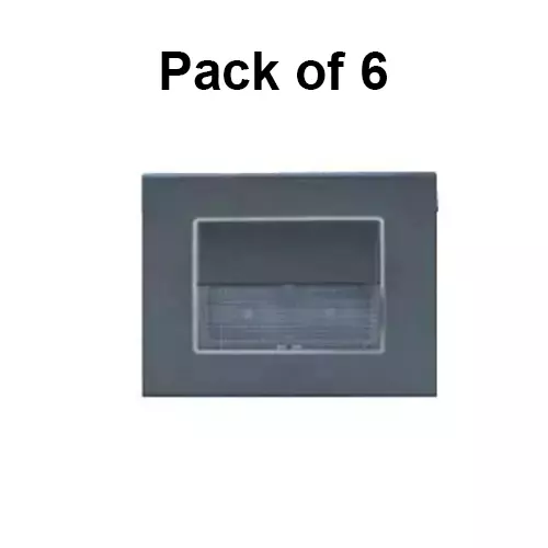 penta-led-foot-light-black-gina-plate-3-module-warm-white-65706bc-pack-of-6