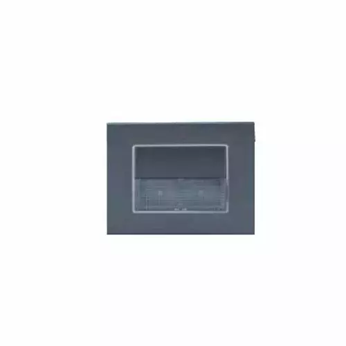 Anchor Penta Emergency LED Foot Light Black Gina Plate 3 Module, 65711BC (Pack of 6)