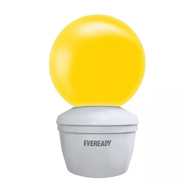 Eveready Pluggy LED Lamp 0.5 W Power Modern ABS Yellow Power for Home & Office