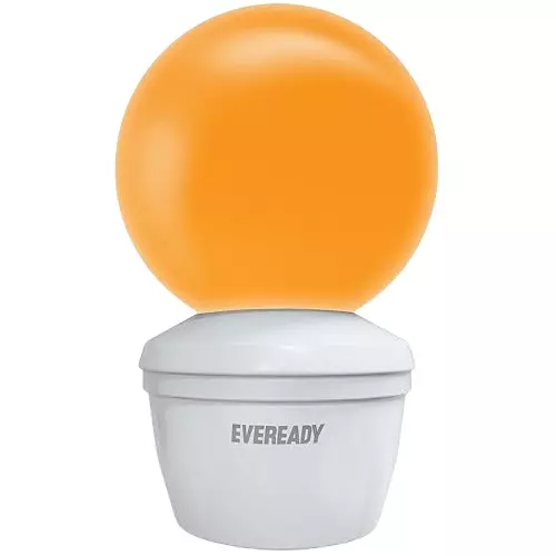 Eveready Pluggy LED Lamp 0.5 W Power Modern ABS Orange for Home & Office