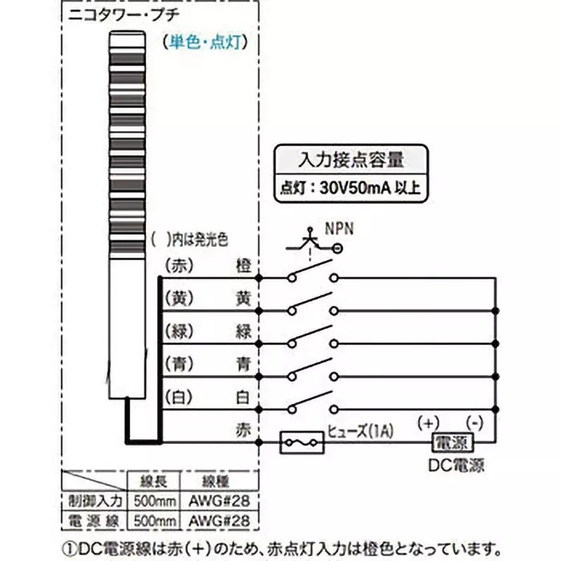 nikkei-led-laminated-lamp-dc-24-v-rated-voltage-vt02p-d24t4