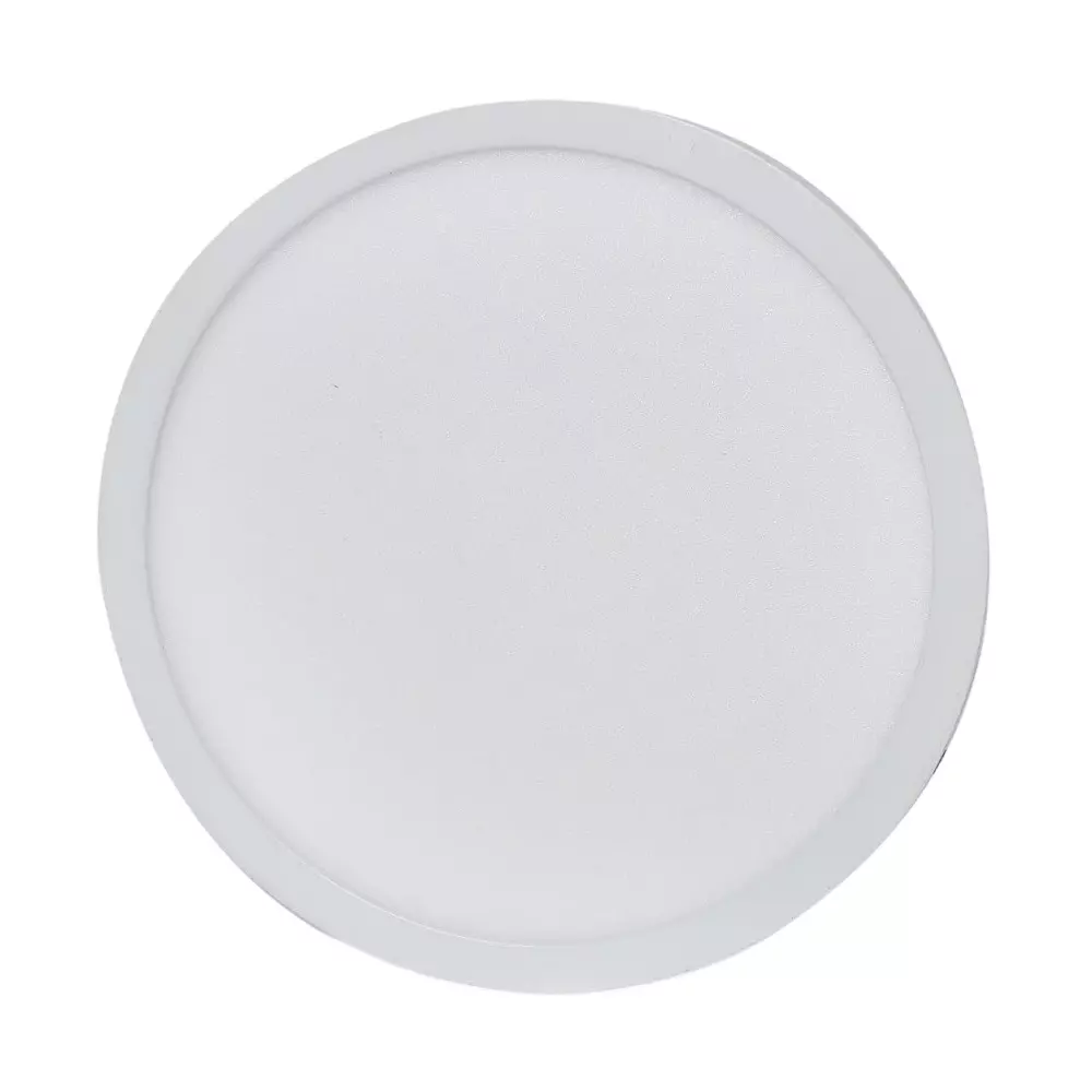 Lsons 22 W Surface LED Panel Light Round & Slim with HPF Driver, 100 lm/W Illumination, 85-300 V Wide Voltage and CRI >80, LSN-SPL-22W-WW-DSK