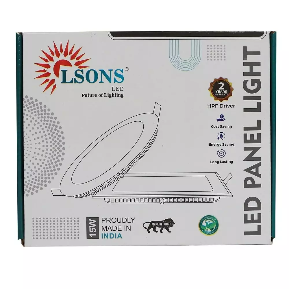 lsons-15-w-surface-led-panel-light-round-slim-with-hpf-driver-100-lmw-illumination-85-300-v-wide-voltage-and-cri-80-lsn-spl-15w-nw-dsk