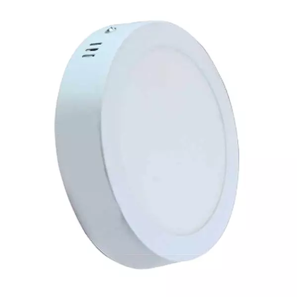 Lumistar BEZEL Surface LED Slim Panel Light Round 15 W Aluminium Warm White, LM-512-15W