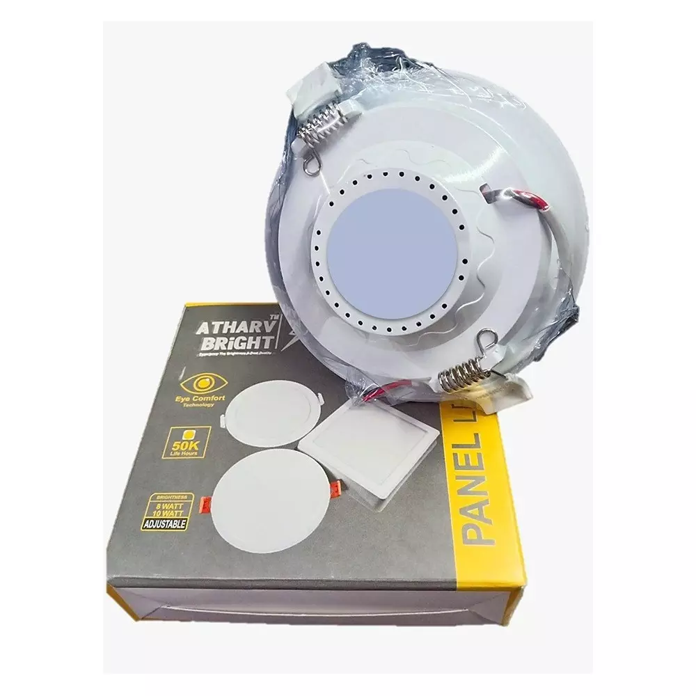 ATHARV BRIGHT Round Panel Light 12 W Cool White