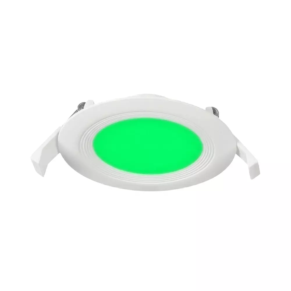 Havells 6 W Fazer Neo G LED Panel Light Round Shape Green Emitting Color, 104 mm Cutout x 25 mm Height, LHEBMCPCIZ1W006