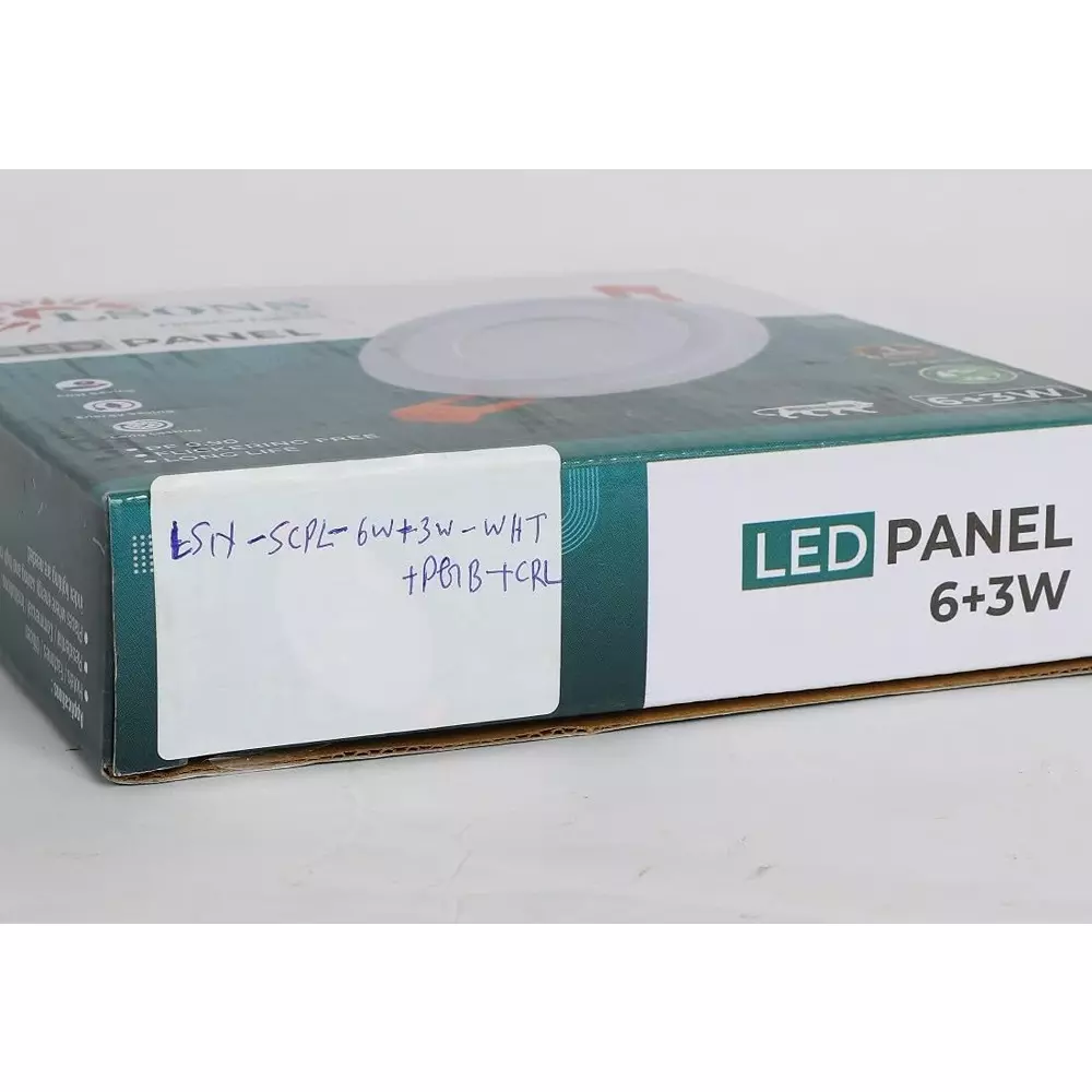 lsons-6-w-3-w-led-panel-light-white-pgb-multicolor-ring-with-hpf-driver-100-lmw-illumination-and-90-300-v-ac-wide-voltage-lsn-scpl-6w3w-whtpgb-crl