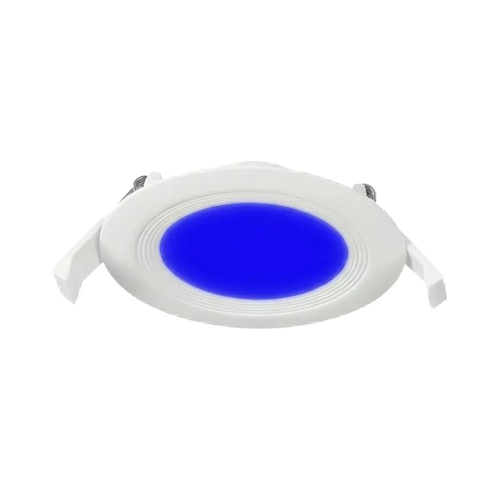 Havells 6 W Fazer Neo B LED Panel Light Round Shape Blue Emitting Color, 104 mm Cutout x 25 mm Height, LHEBMCPEIZ1W006