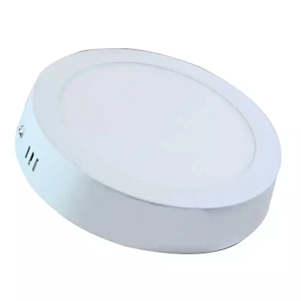 Lumistar BEZEL Surface LED Slim Panel Light Round 15 W Aluminium Natural White, LM-512-15W