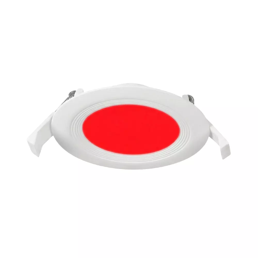 Havells 6 W Fazer Neo R LED Panel Light Round Shape Red Emitting Color, 104 mm Cutout x 25 mm Height, LHEBMCPAIZ1W006