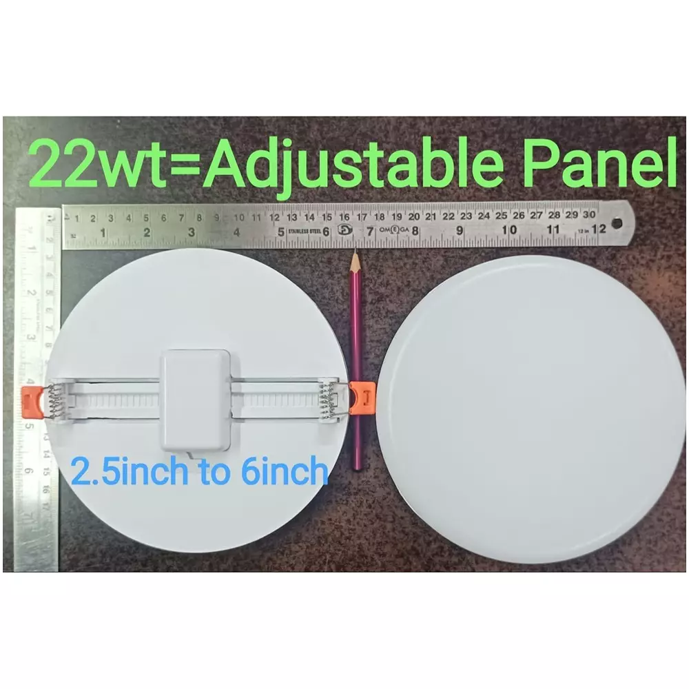 ATHARV BRIGHT Round LED Panel Light 22 W Neutral White