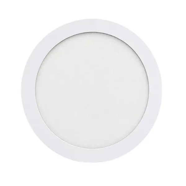 Deepak Quality Lights by SMB Slim LED Panel Light Round Shape 8 W Cool White Corded Electric for Warehouses, Factories & Commercial Use