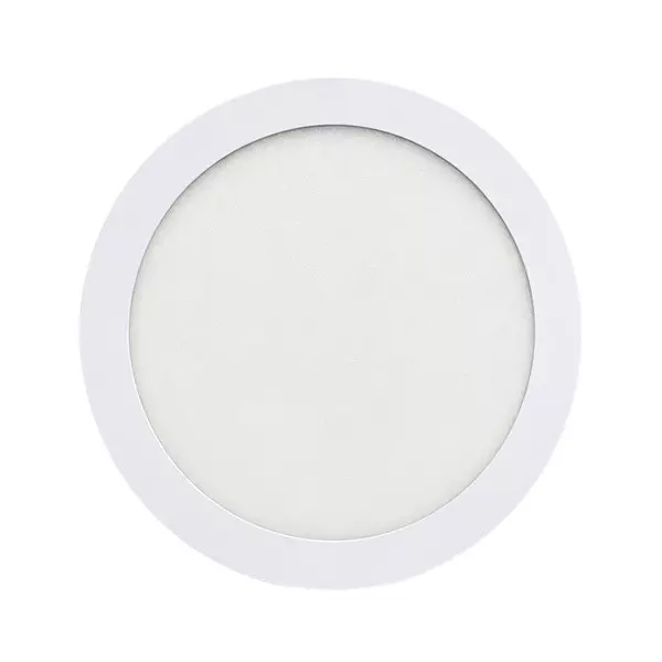 Deepak Quality Lights by SMB Slim LED Panel Light Round Shape 15 W Cool White Corded Electric for Warehouses, Factories & Commercial Use