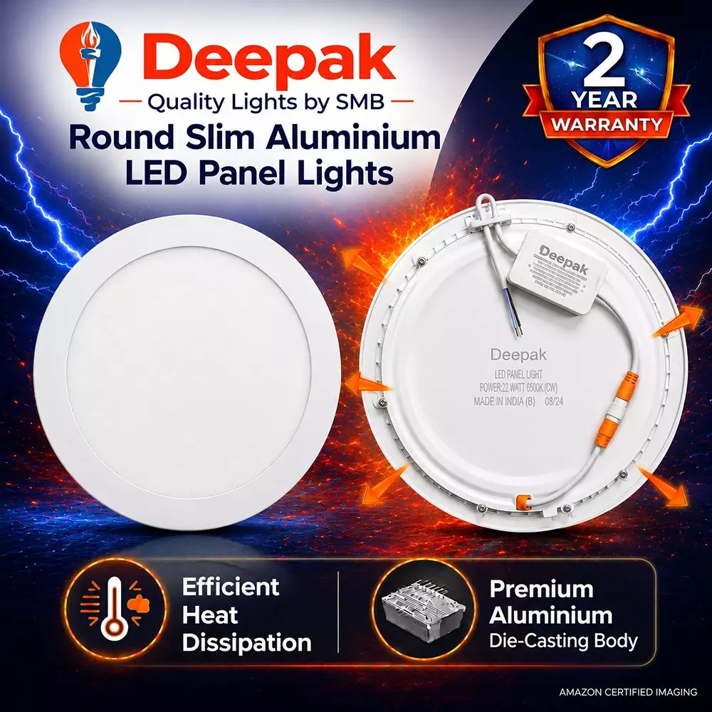 deepak-quality-lights-by-smb-slim-panel-led-light-round-shape-15-w-cool-white-corded-electric-for-warehouses-factories-commercial-use