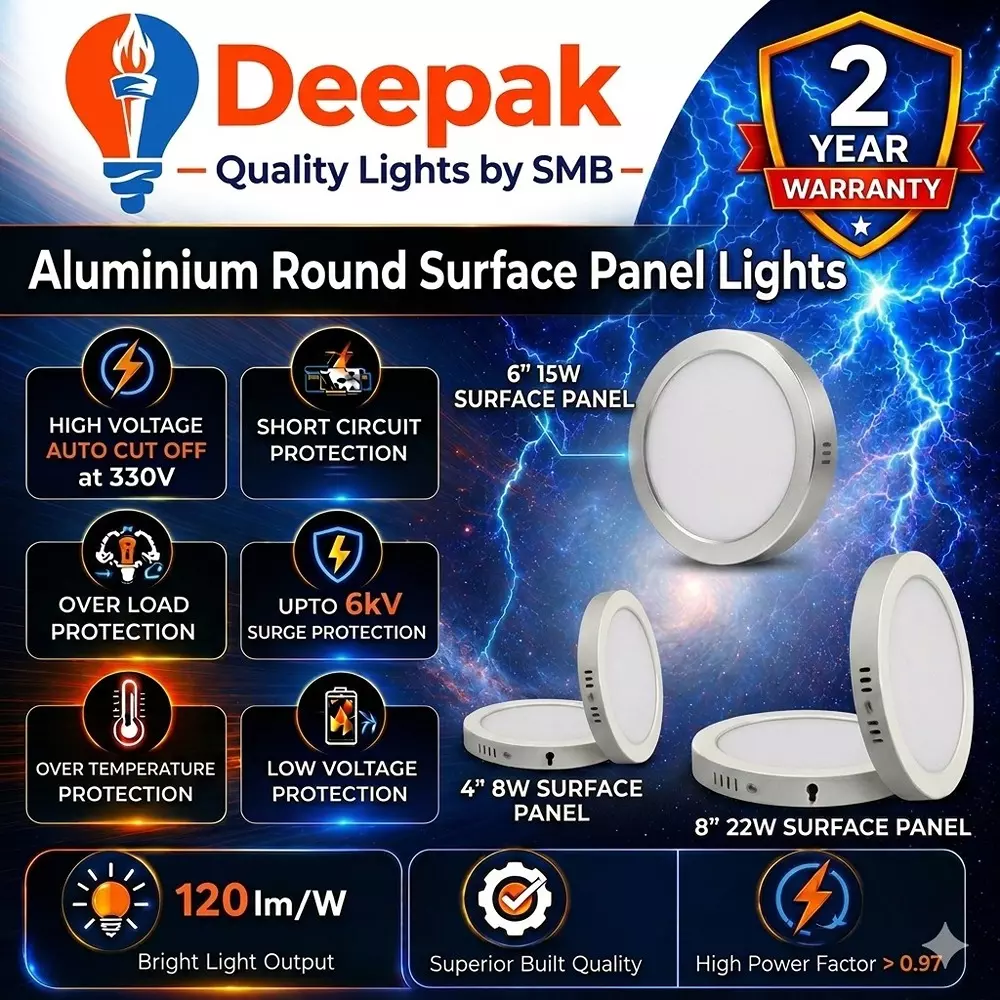 deepak-quality-lights-by-smb-surface-panel-led-light-round-shape-15-w-cool-white-corded-electric-for-warehouses-factories-commercial-use