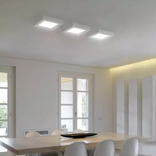Wonder 12 W Square Surface LED Panel Light Corded Electric Natural White for Outdoor & Indoor Use