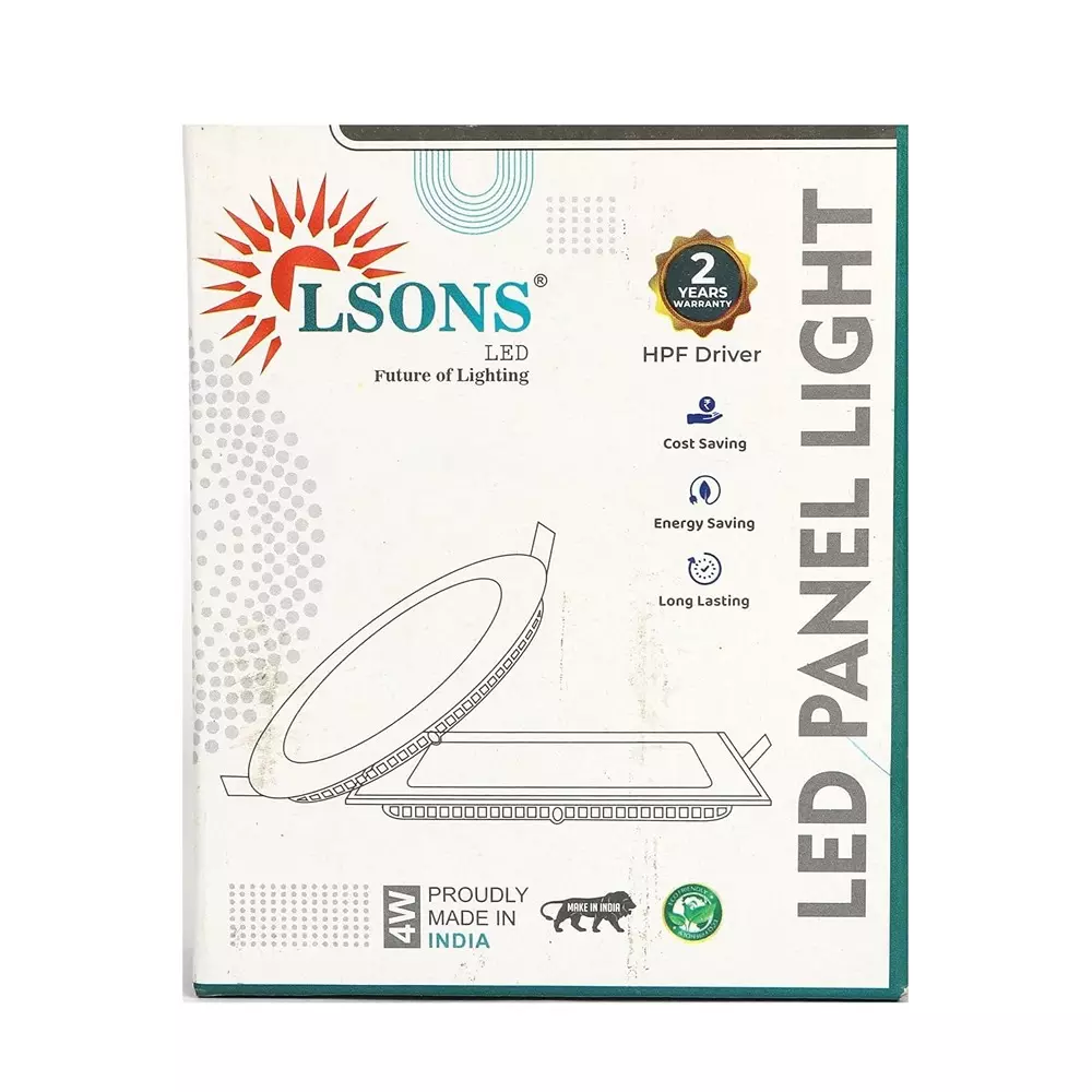 lsons-4-w-led-panel-light-square-slim-with-hpf-driver-100-lmw-illumination-85-300-v-wide-voltage-and-cri-80-lsn-pl-4w-nw-sqr