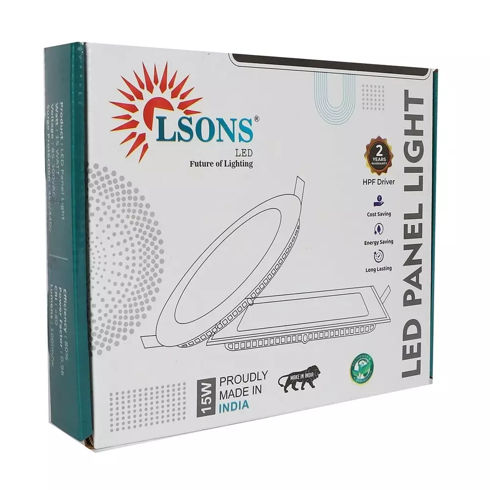 lsons-15-w-led-panel-light-square-slim-with-hpf-driver-100-lmw-illumination-85-300-v-wide-voltage-and-cri-80-lsn-pl-15w-wh-sqr