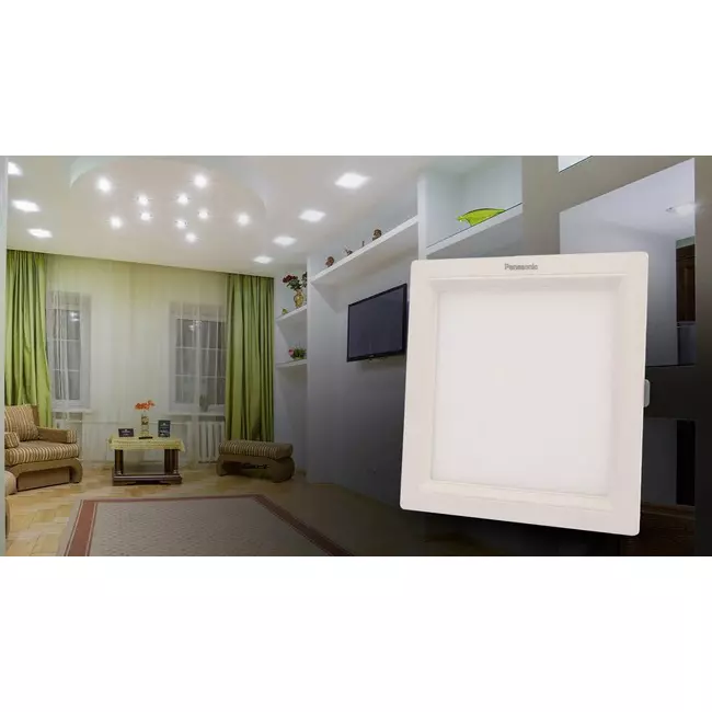 Panasonic Square LED PC Panel Light With Non-Integrated Driver 3 W Cool White, PPAM25037