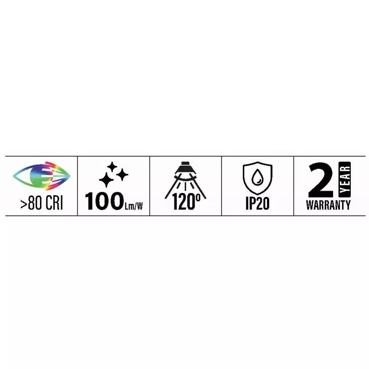 Sturlite REGAL 2x2 Panel Light 50 W Square 5000 lm Neutral White, LG-0127-50W