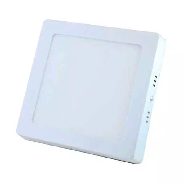 Lumistar BEZEL Surface LED Slim Panel Light Square 22 W Aluminium Warm White, LM-512-22W