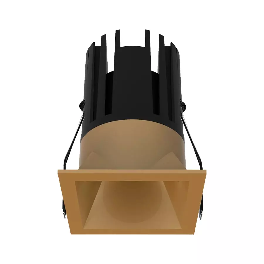 ALT Quad Square Mini Spot Light Gold Body Color 10 W Warm White Light Color, ALT0821