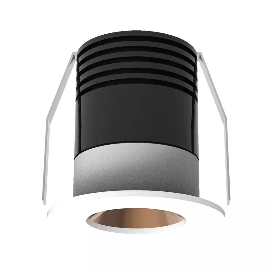 ALT Vimio Ii Mini Spot Light White + Rose Gold Body Color 3 W Natural White Light Color, ALT0800